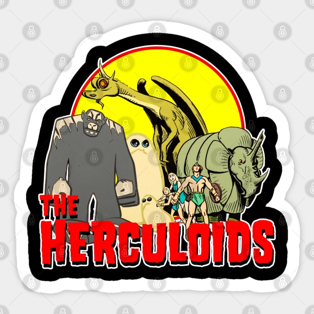 The Herculoids Sticker by capricorn